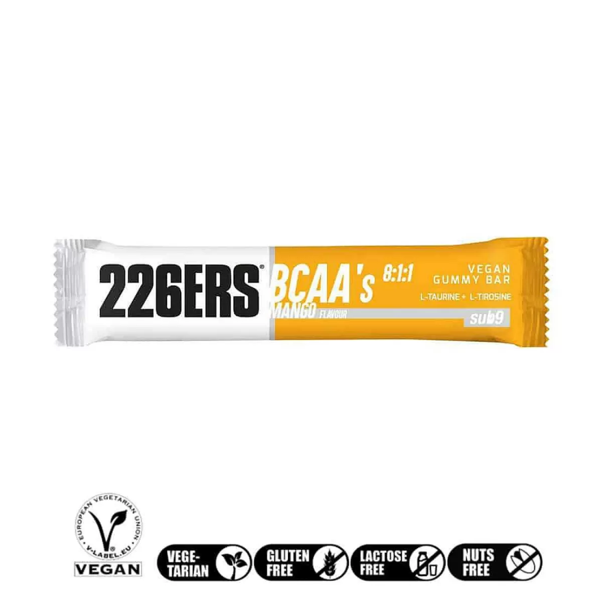 Best Sale 226ers Vegan Gummy Bar Bcaa Mango