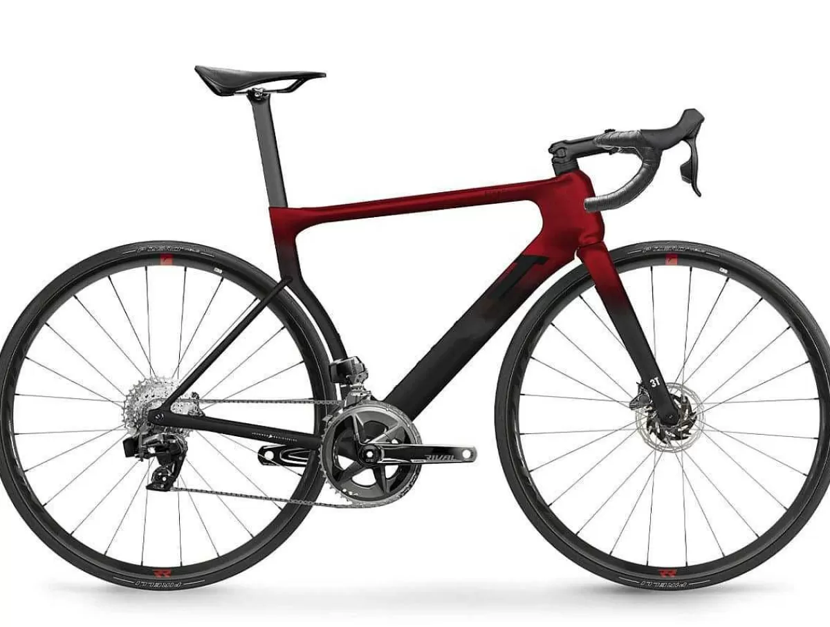 Outlet 3t New Strada Rival Axs Red Black Heren