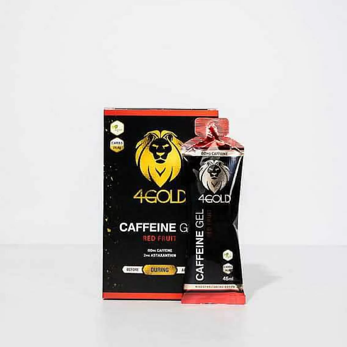 Best 4gold Caffeine Gel Red Fruit 6X45Ml