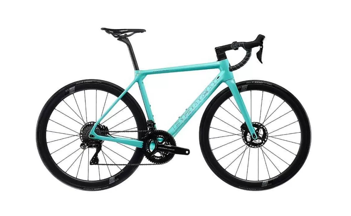 Best Bianchi Specialissima Disc Framekit Celeste / Mermaid Scale Glossy Heren