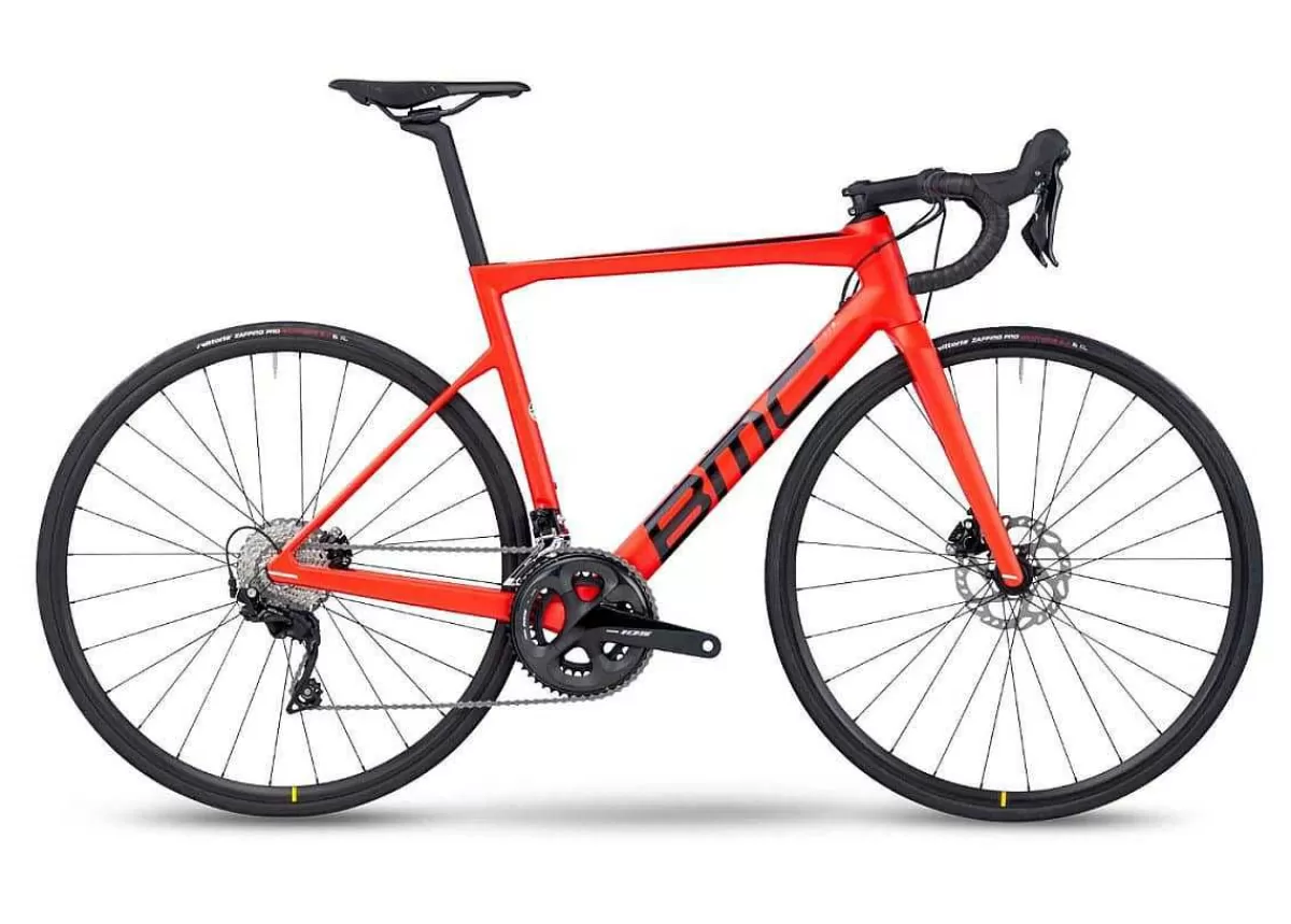 Online Bmc Teammachine Slr Five Neon Red & Black Heren