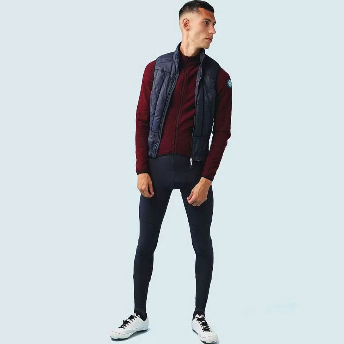 Best Sale Cafe Du Cycliste Alexia Insulated Gilet Navy