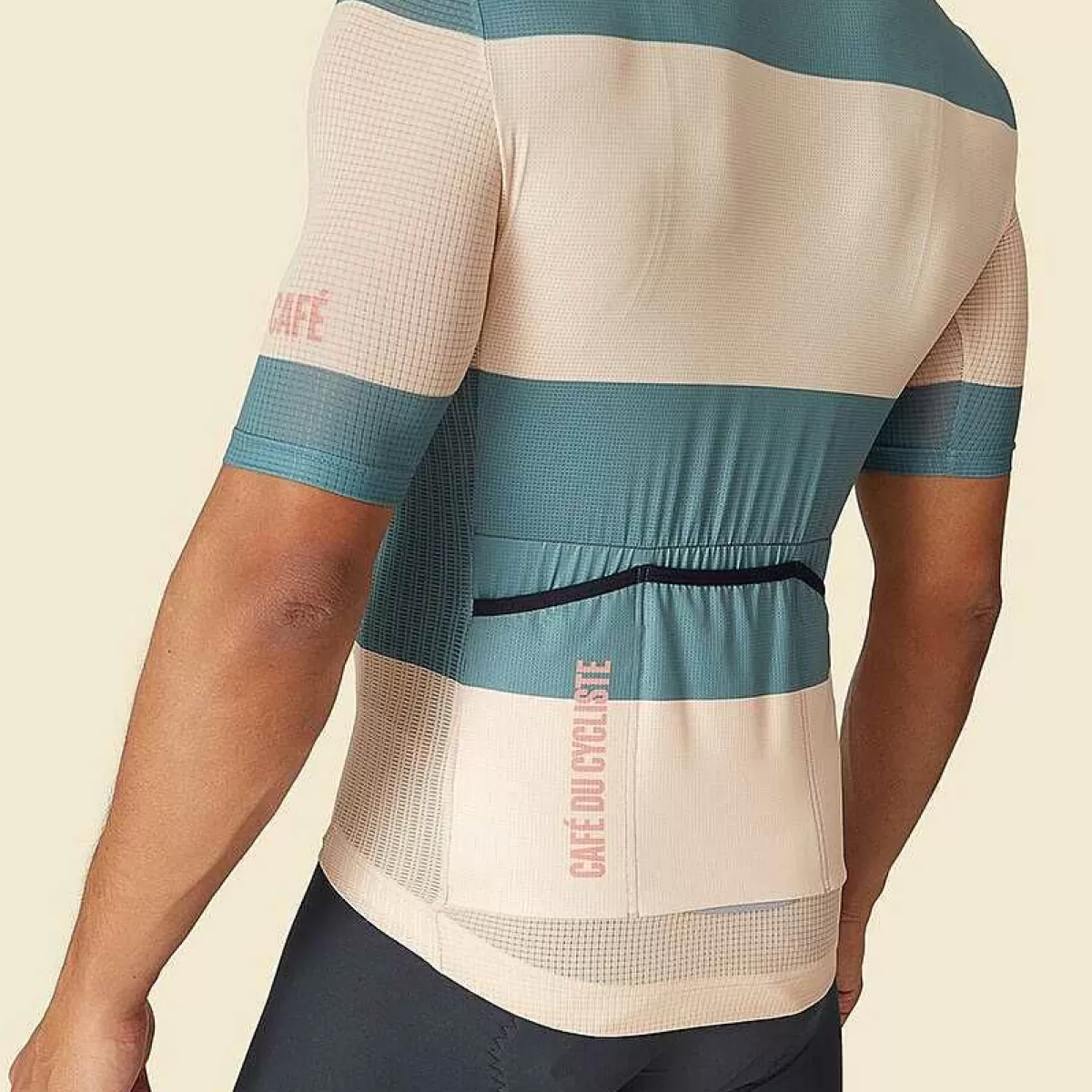 Outlet Cafe Du Cycliste Angeline Jersey Sand Scots Pine