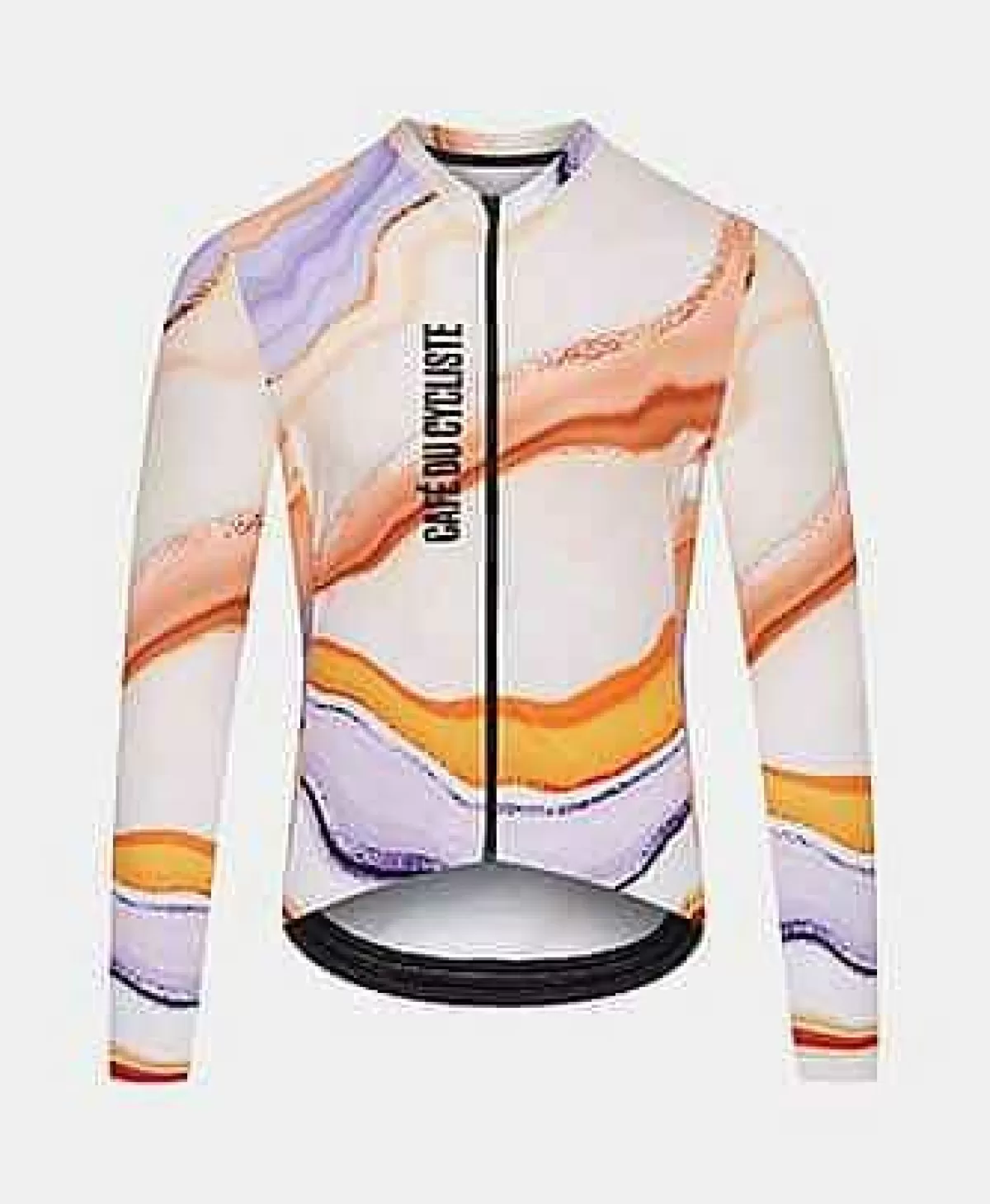 Best Cafe Du Cycliste Atelier Alexine Long Sleeve Jersey Onyx
