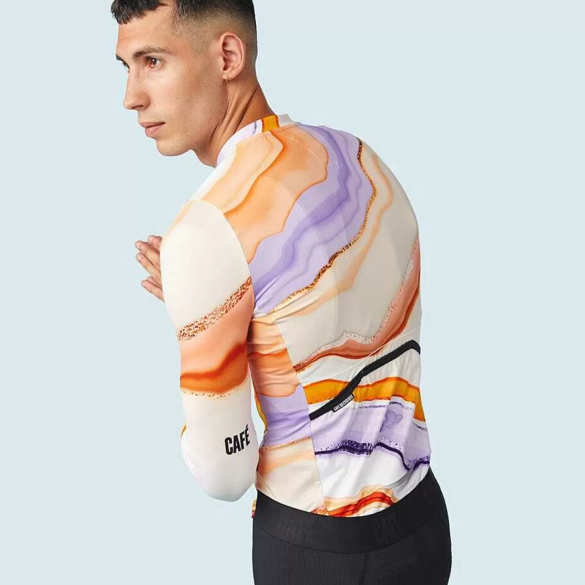 Best Cafe Du Cycliste Atelier Alexine Long Sleeve Jersey Onyx