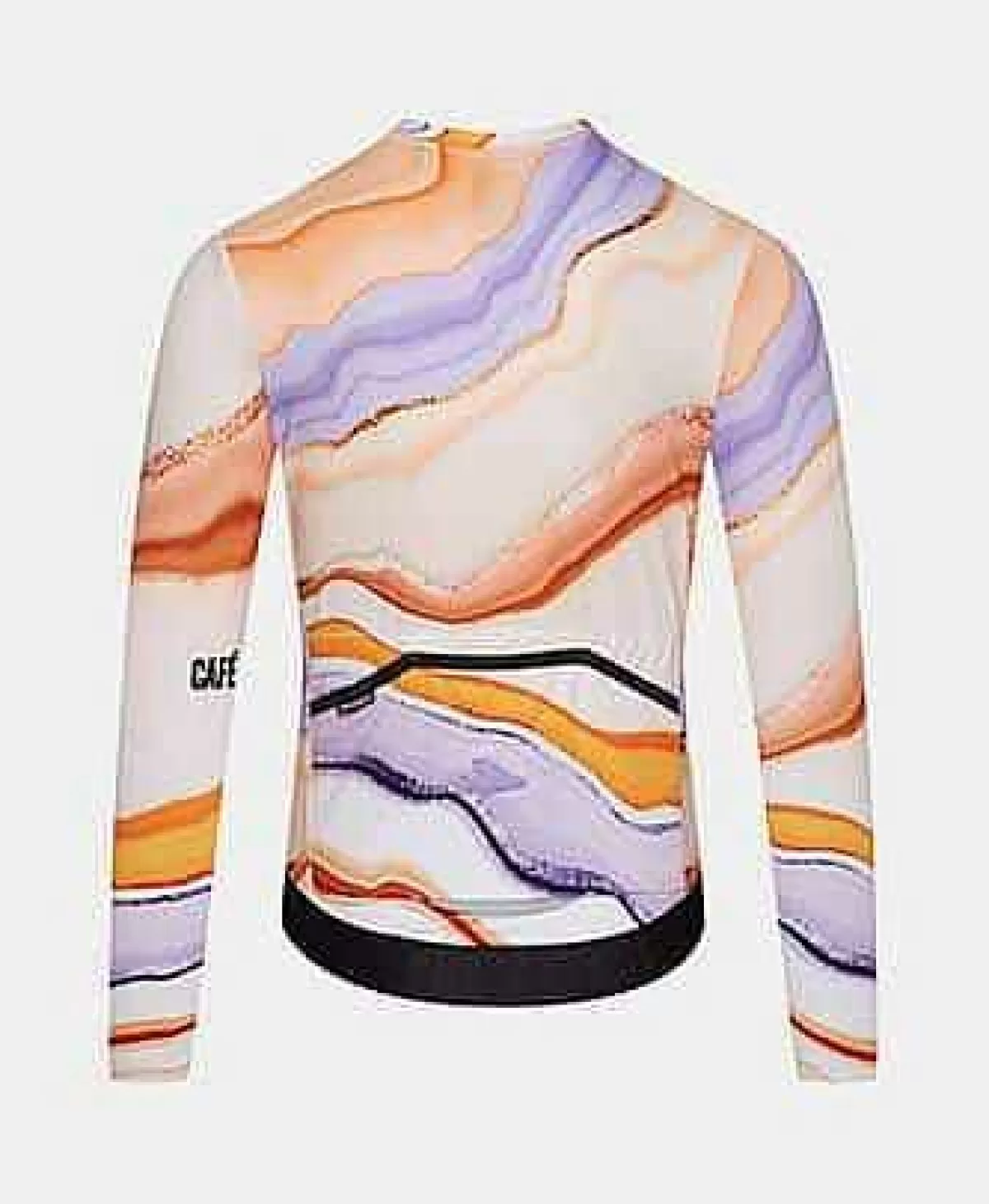 Best Cafe Du Cycliste Atelier Alexine Long Sleeve Jersey Onyx