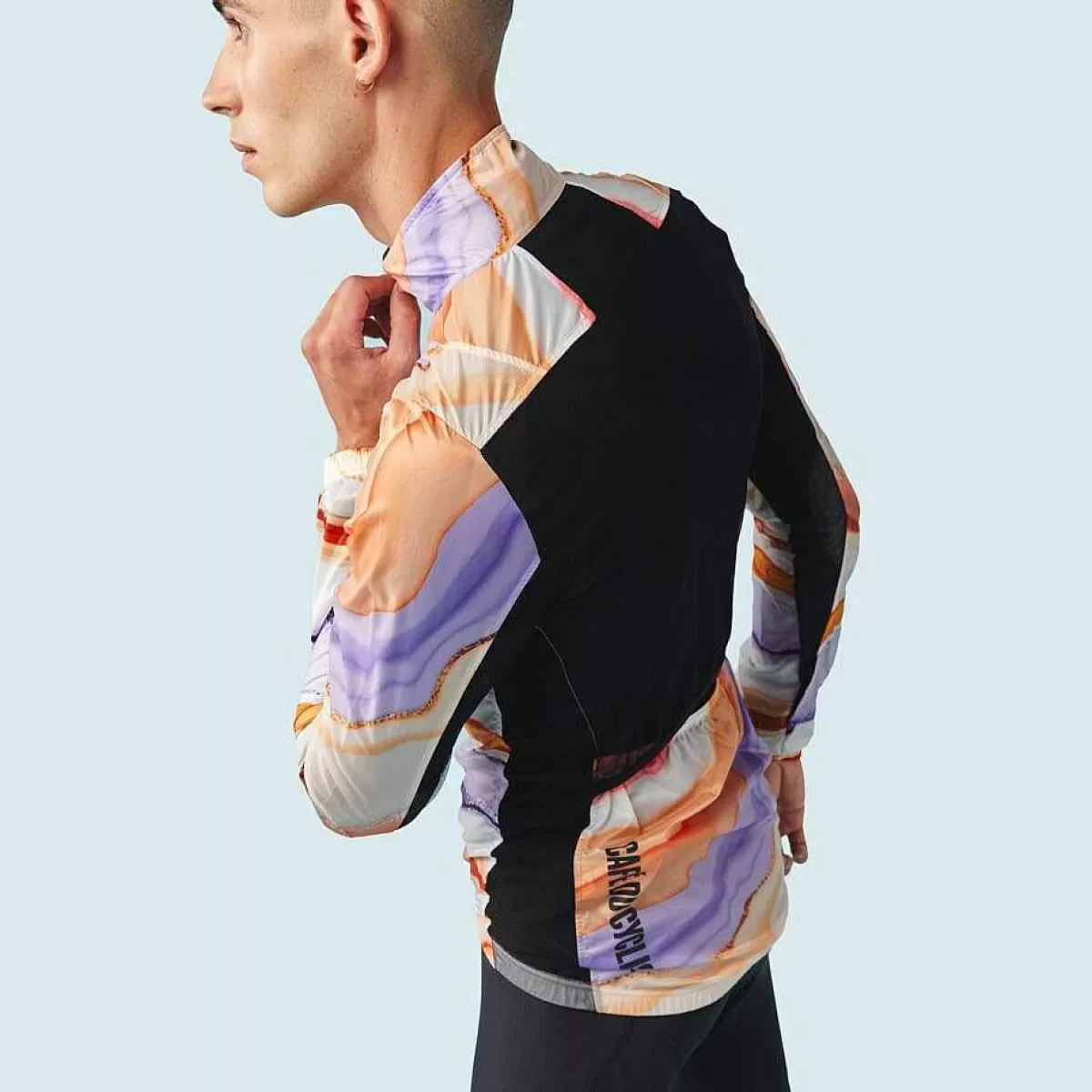 Best Cafe Du Cycliste Atelier Gaella Windstopper Jacket Onyx