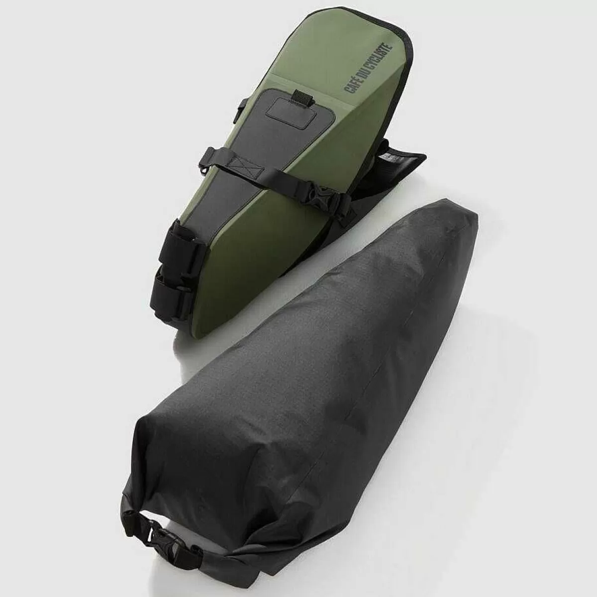 New Cafe Du Cycliste Bike Packing Saddle Bag Khaki