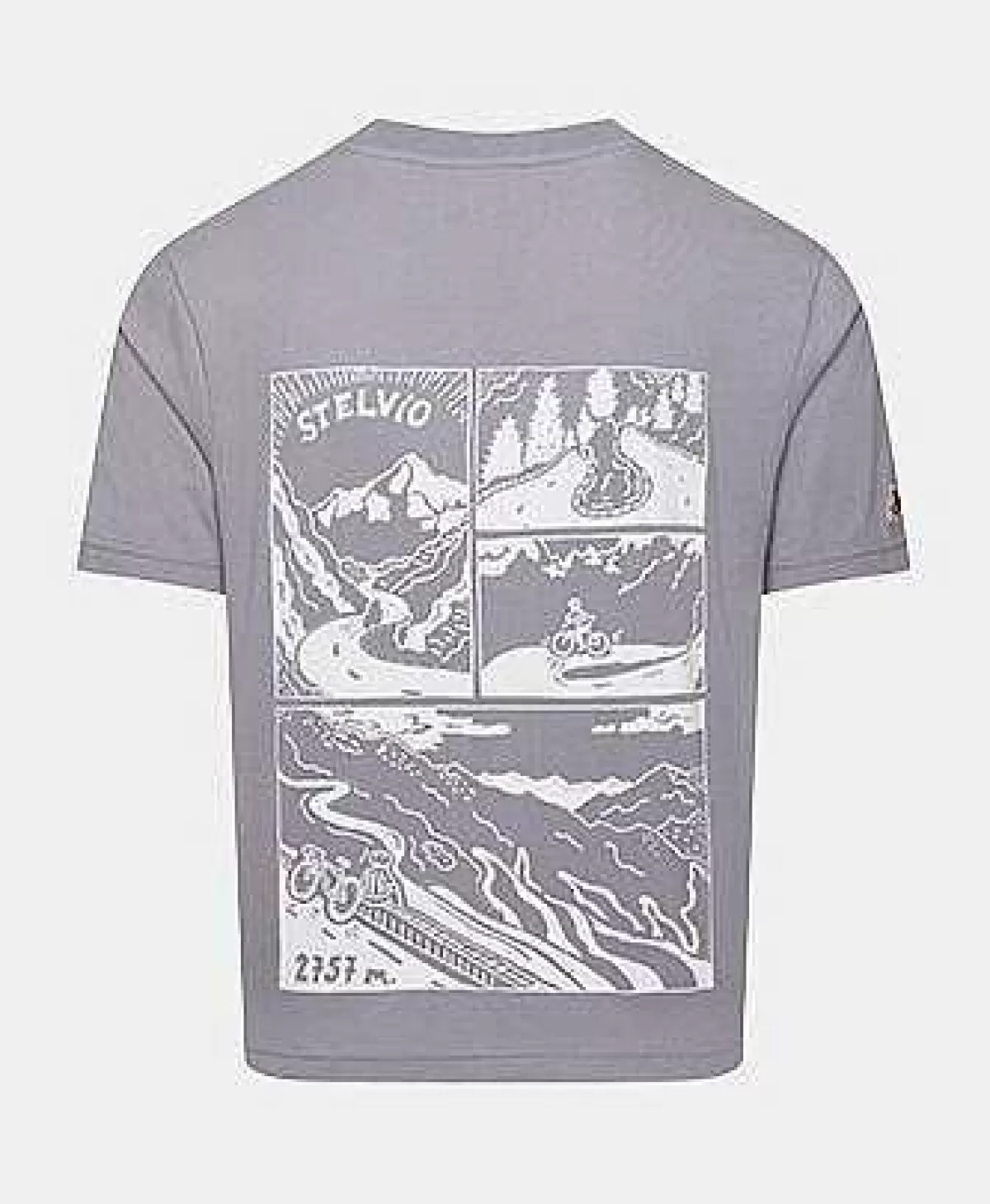 Cheap Cafe Du Cycliste Col Series T-Shirt Stelvio