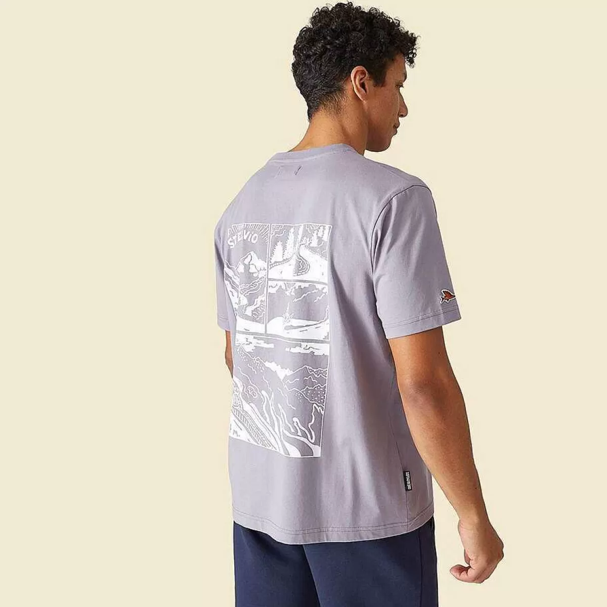 Cheap Cafe Du Cycliste Col Series T-Shirt Stelvio