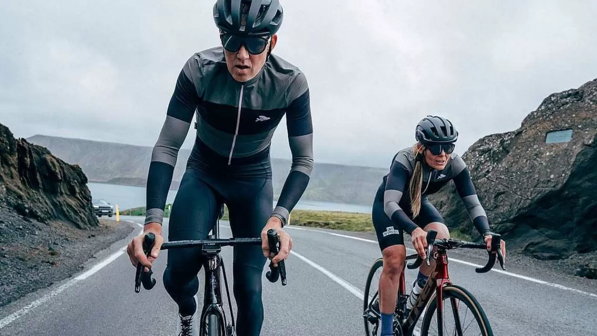 Best Sale Cafe Du Cycliste Constance Long Sleeve Jersey Black Avocado
