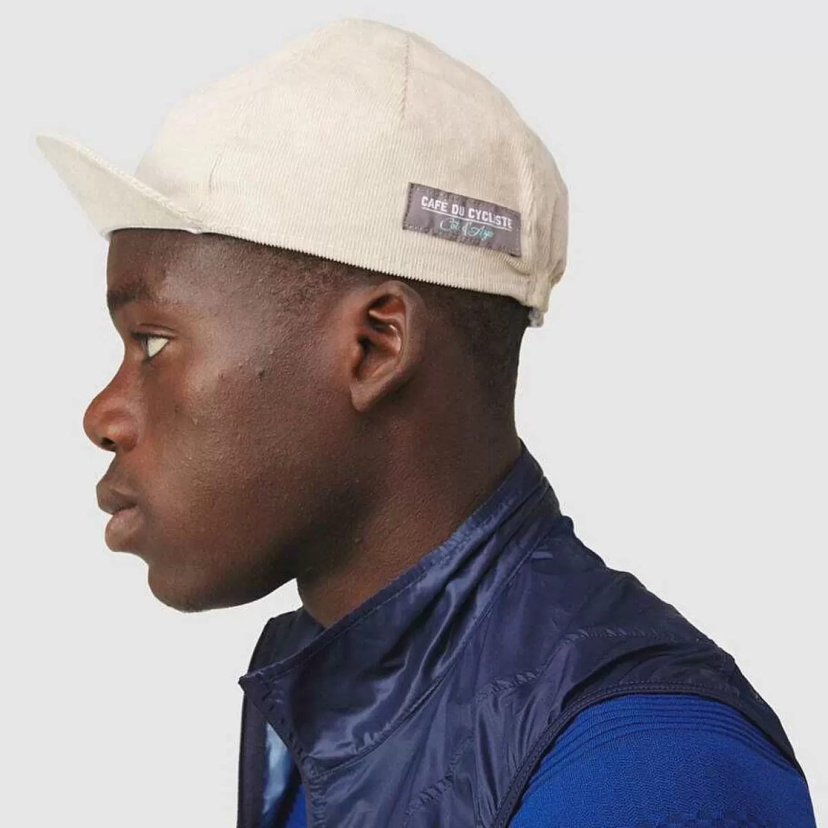 Sale Cafe Du Cycliste Cycling Cap Velvet Beige