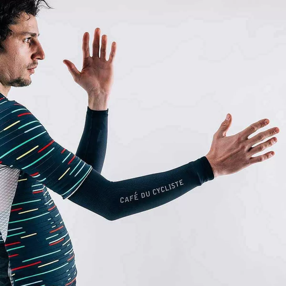 Outlet Cafe Du Cycliste Lola Rain Arm Navy
