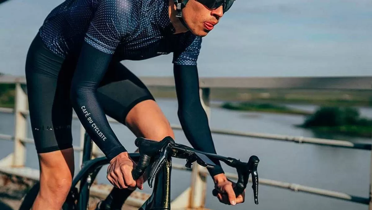 Outlet Cafe Du Cycliste Lola Rain Arm Navy