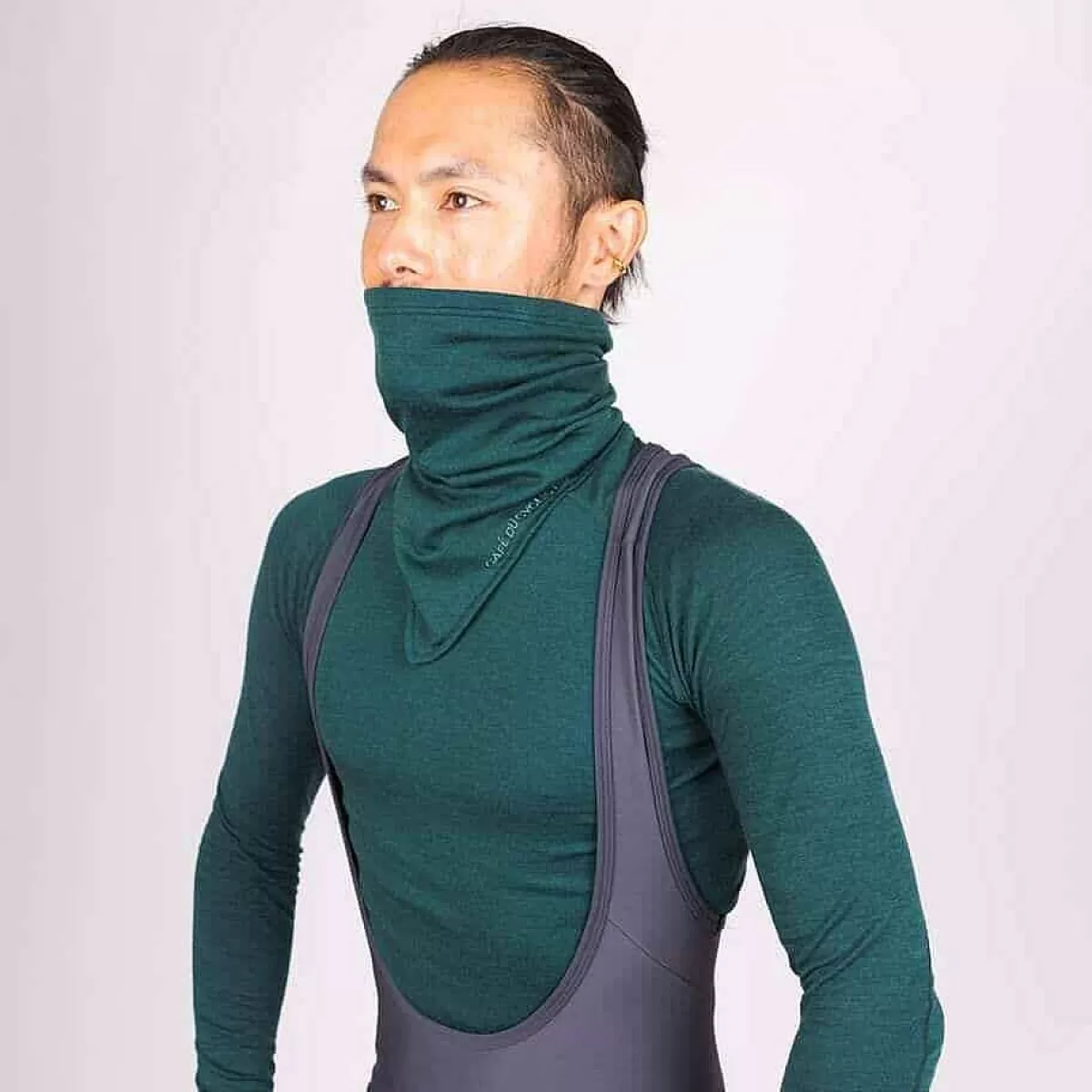 Clearance Cafe Du Cycliste Loulou Neck Warmer Alpine Green