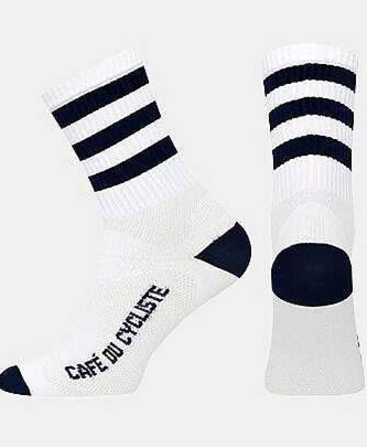 Outlet Cafe Du Cycliste Skate Socks Navy & White