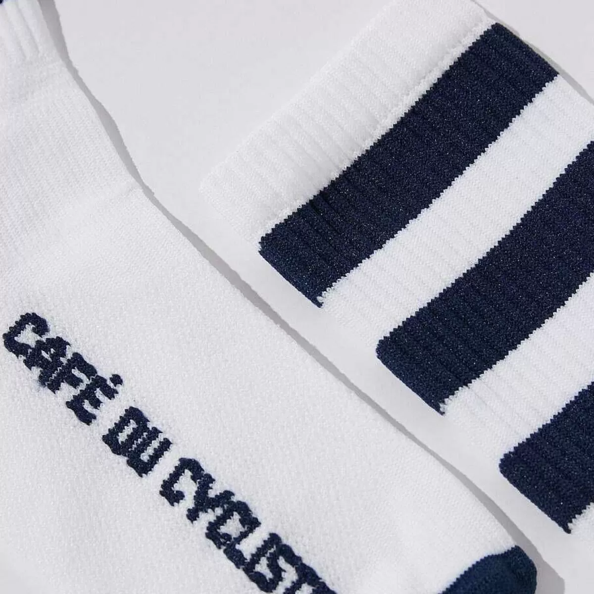 Outlet Cafe Du Cycliste Skate Socks Navy & White