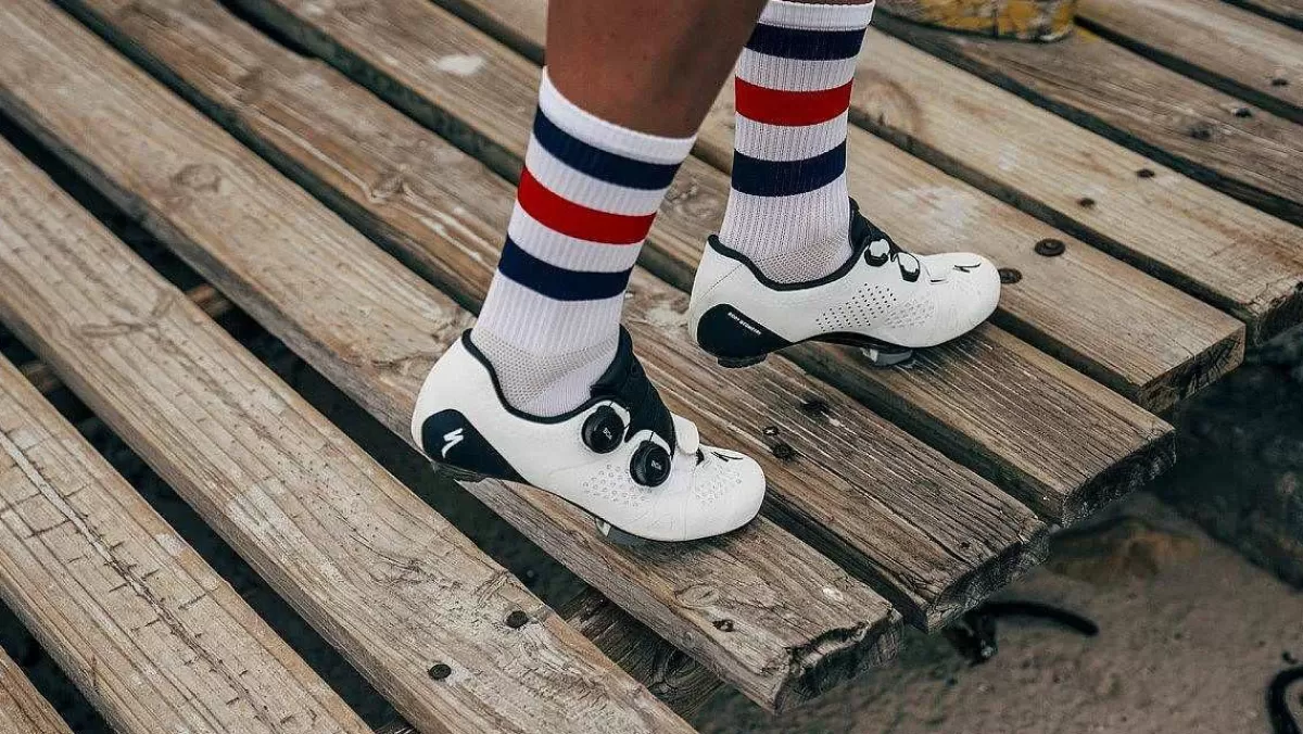 Best Sale Cafe Du Cycliste Skate Socks Red & Navy