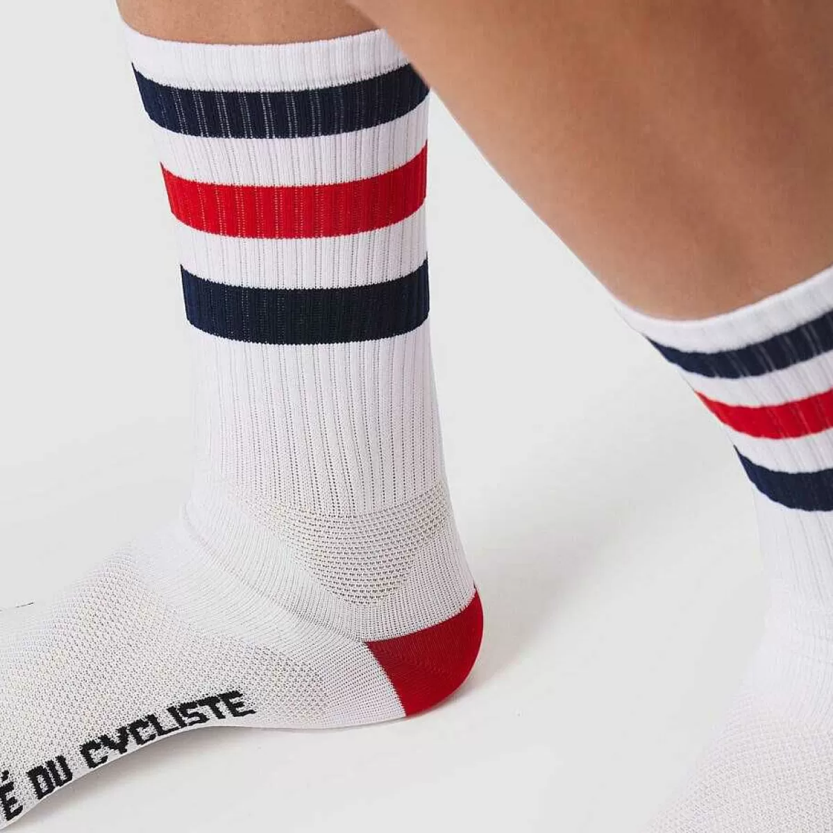 Best Sale Cafe Du Cycliste Skate Socks Red & Navy