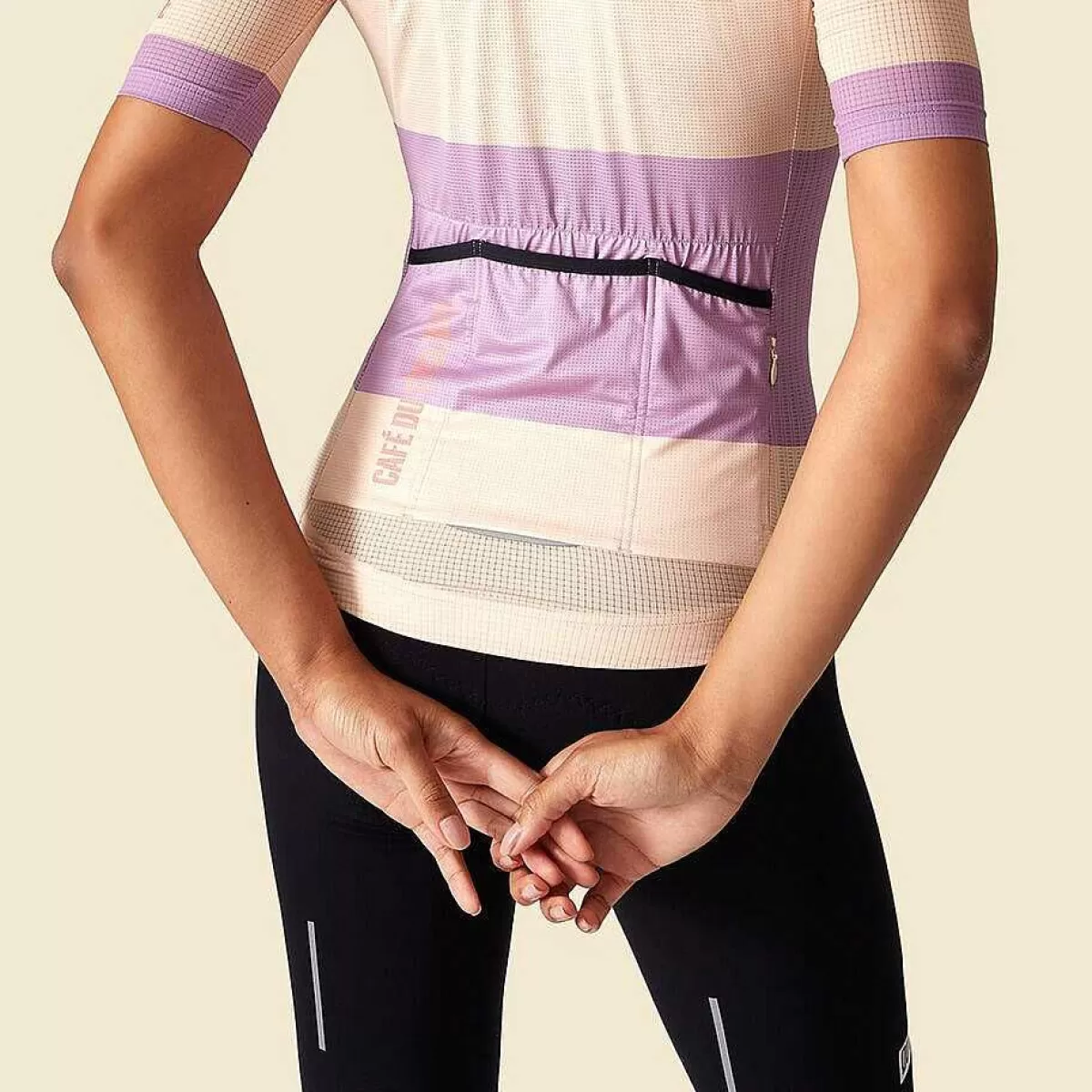 Sale Cafe Du Cycliste Womens Angeline Jersey Sand Glycin