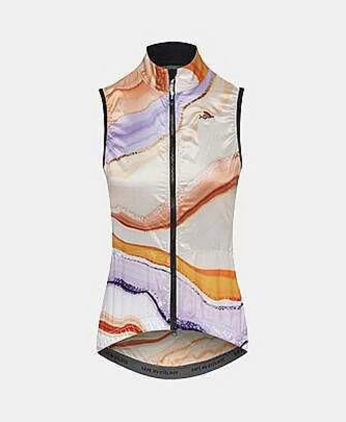 Clearance Cafe Du Cycliste Womens Atelier Ines Insulated Gilet Onyx
