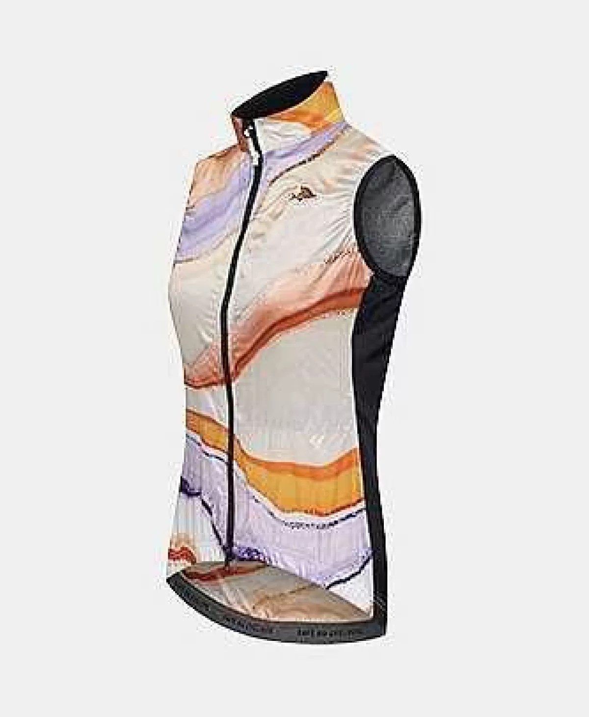 Clearance Cafe Du Cycliste Womens Atelier Ines Insulated Gilet Onyx
