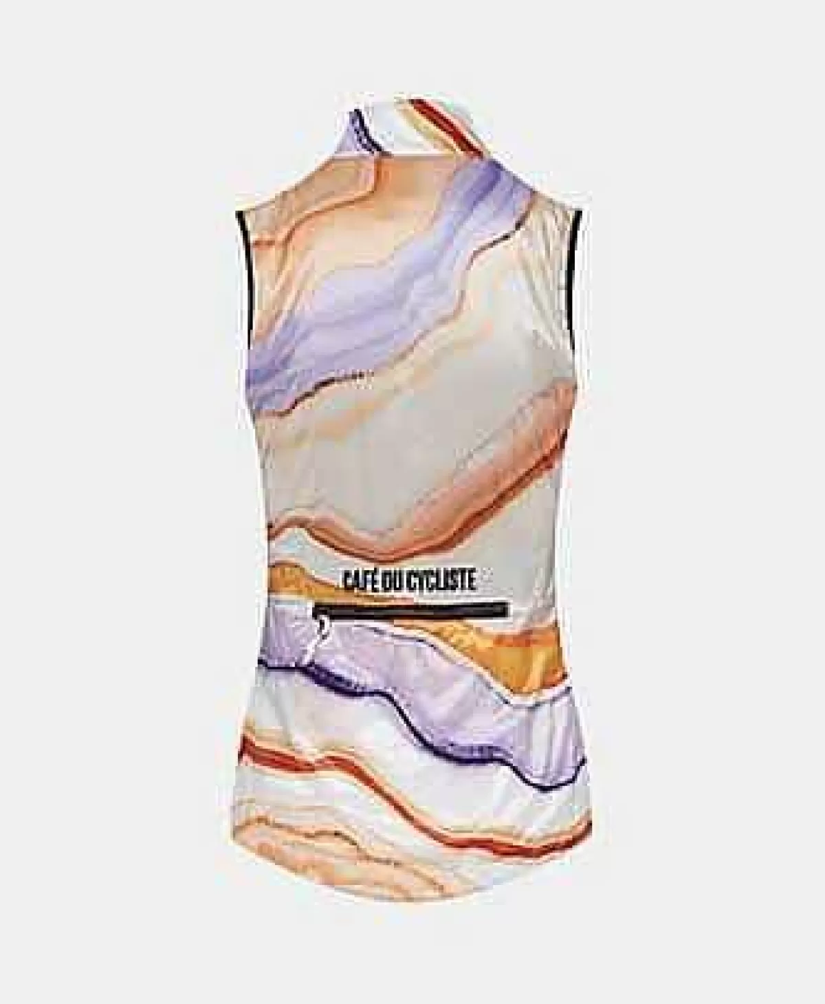 Clearance Cafe Du Cycliste Womens Atelier Ines Insulated Gilet Onyx