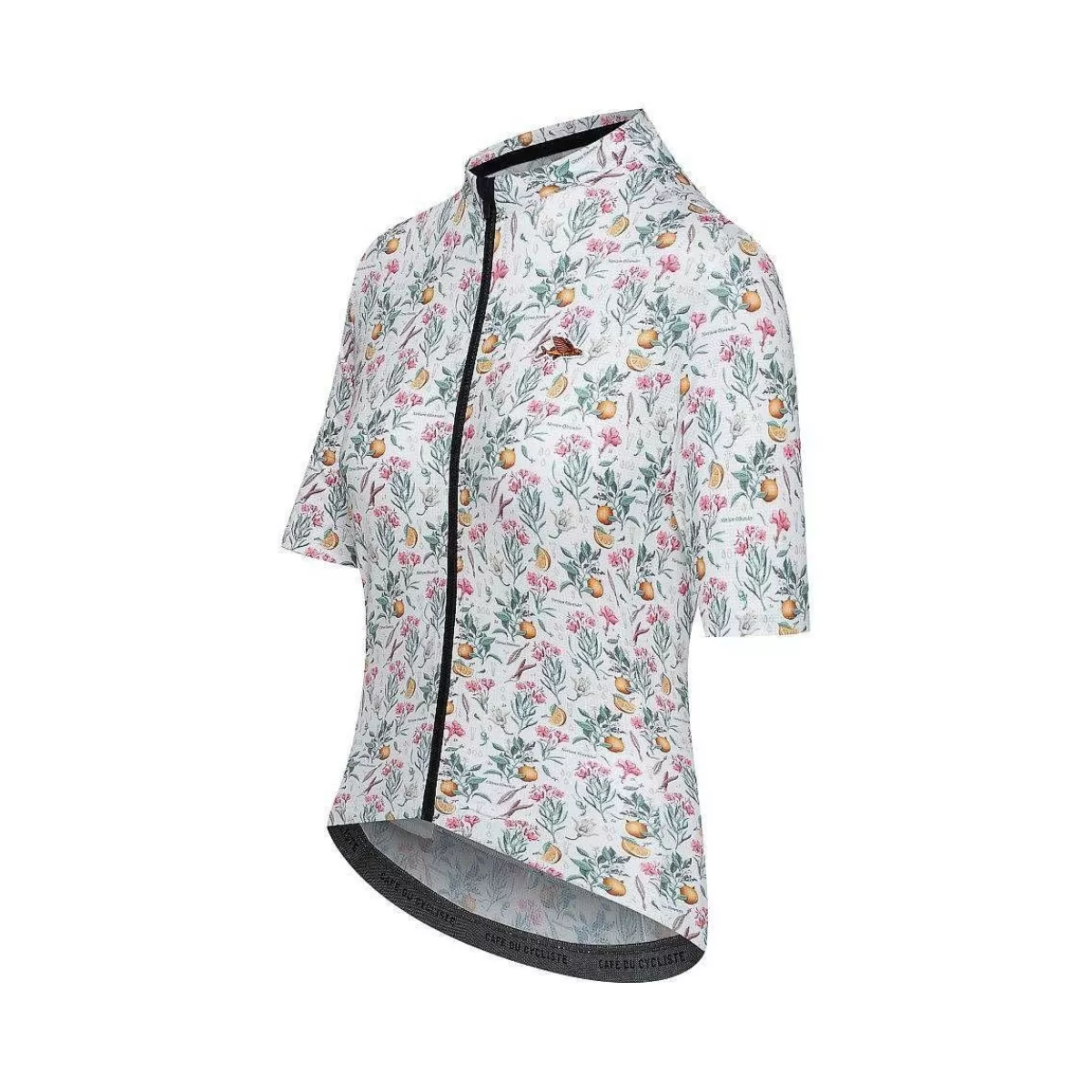 Discount Cafe Du Cycliste Womens Fleurette Jersey Orange Blossom White
