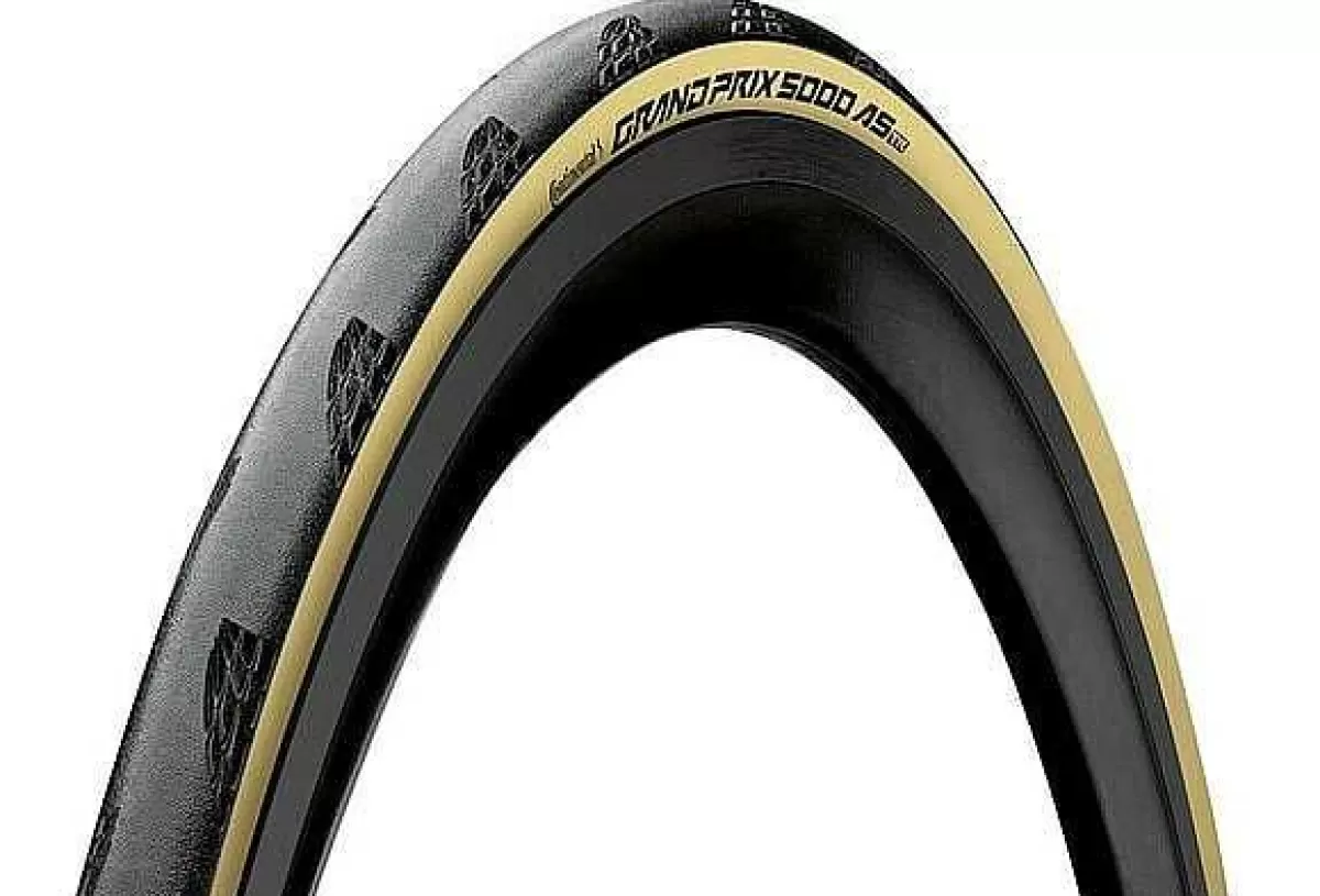 Store Continental Buitenband Grand Prix 5000 As Tr Creme Skinwall 28Mm Zwart