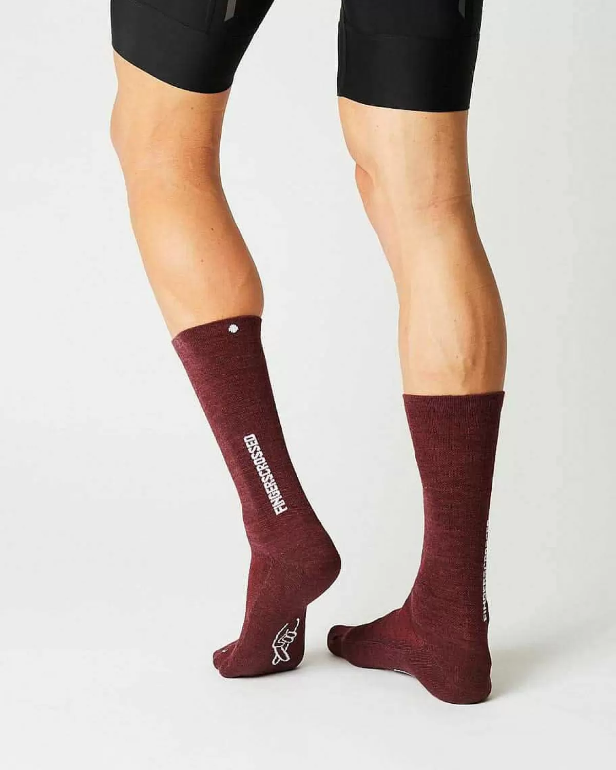 Outlet Fingerscrossed Sock Light Merino Bordeaux