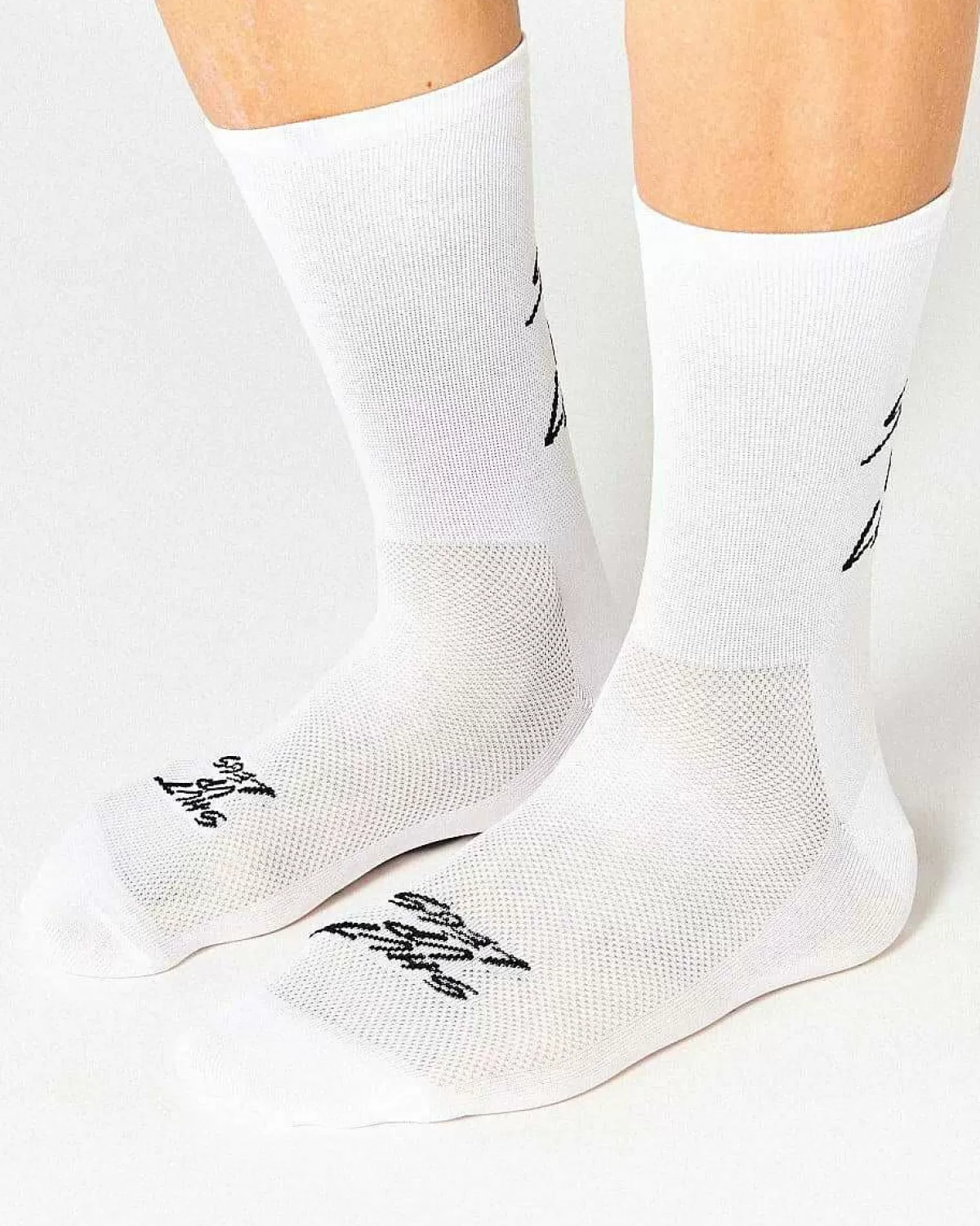 Fashion Fingerscrossed Sock Shut Up Legs White