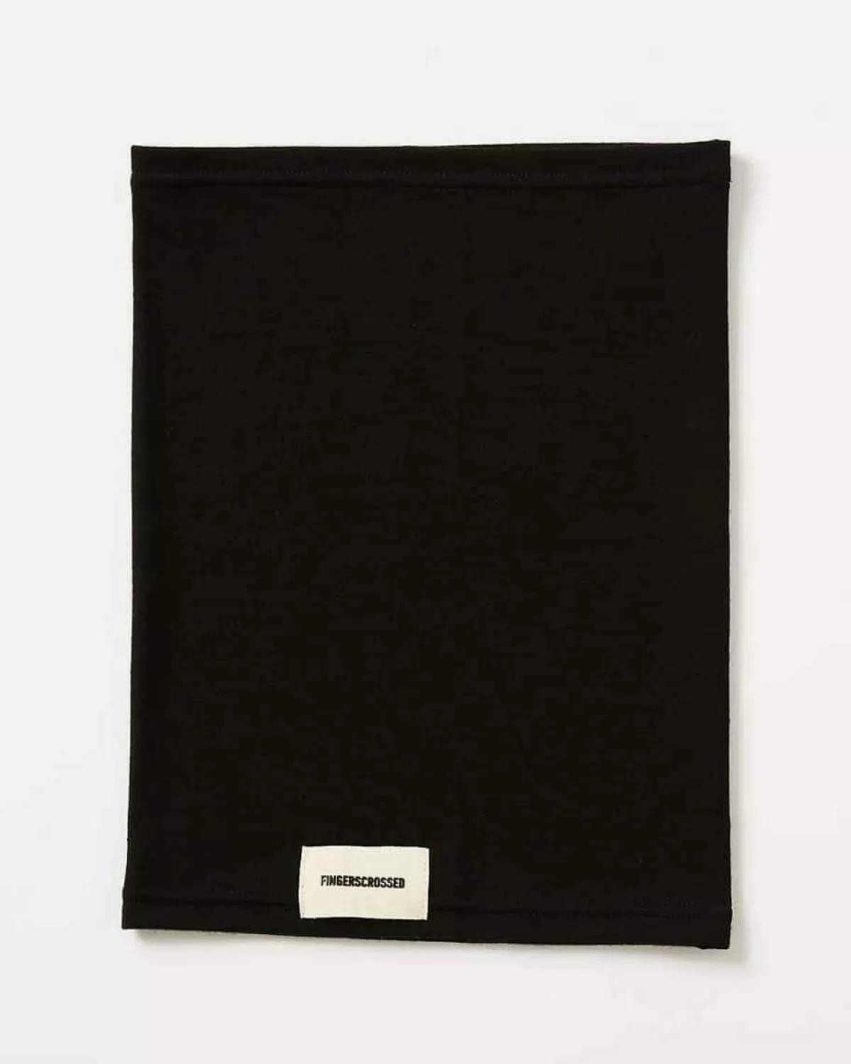 Clearance Fingerscrossed Tube Scarf Black