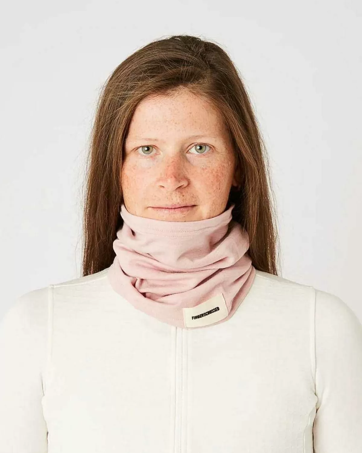 Shop Fingerscrossed Tube Scarf Dusty Rose