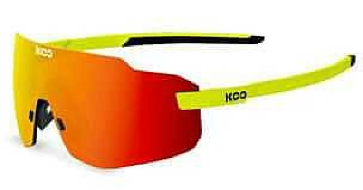 Fashion Koo Bril Supernova Yellow Fluo Red Mirror Yellow Fluo Red L.Red Mirror