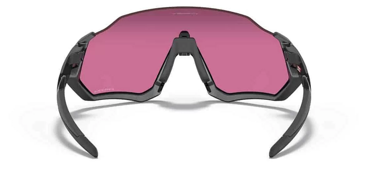 Cheap Oakley Flight Jacket Prizm Road Jade Matt Steel Matte Steel
