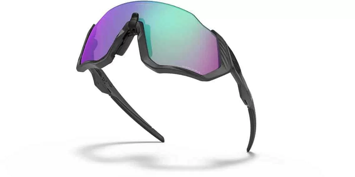 Cheap Oakley Flight Jacket Prizm Road Jade Matt Steel Matte Steel
