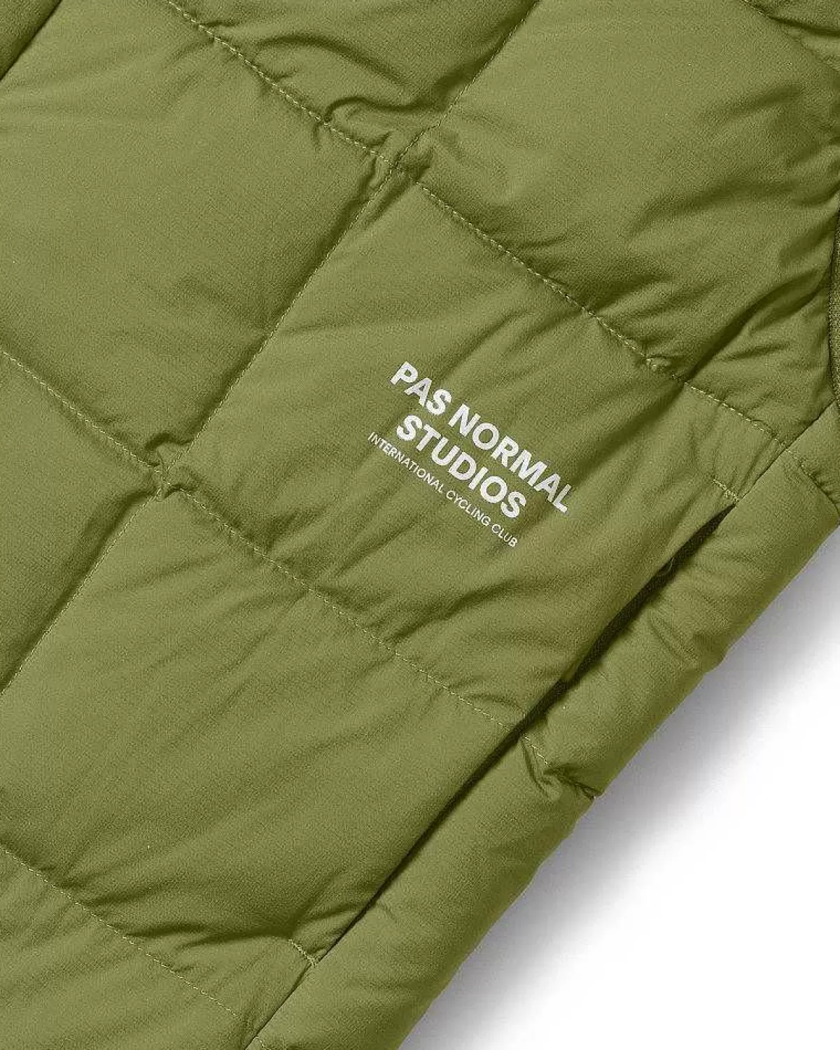 Discount Pas Normal Studios Escapism Down Gilet Army Green