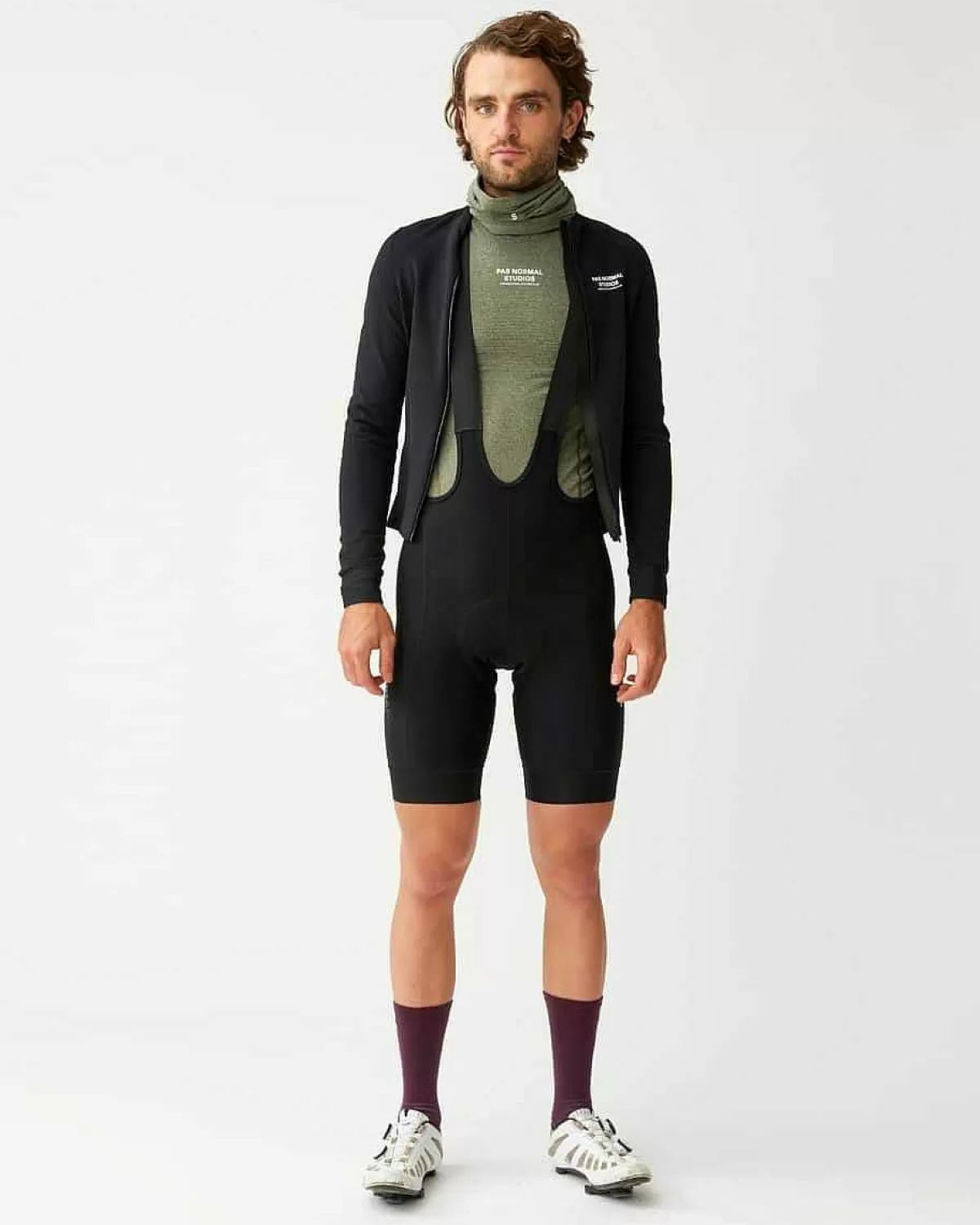 New Pas Normal Studios Mechanism Thermal Long Sleeve Jersey Black