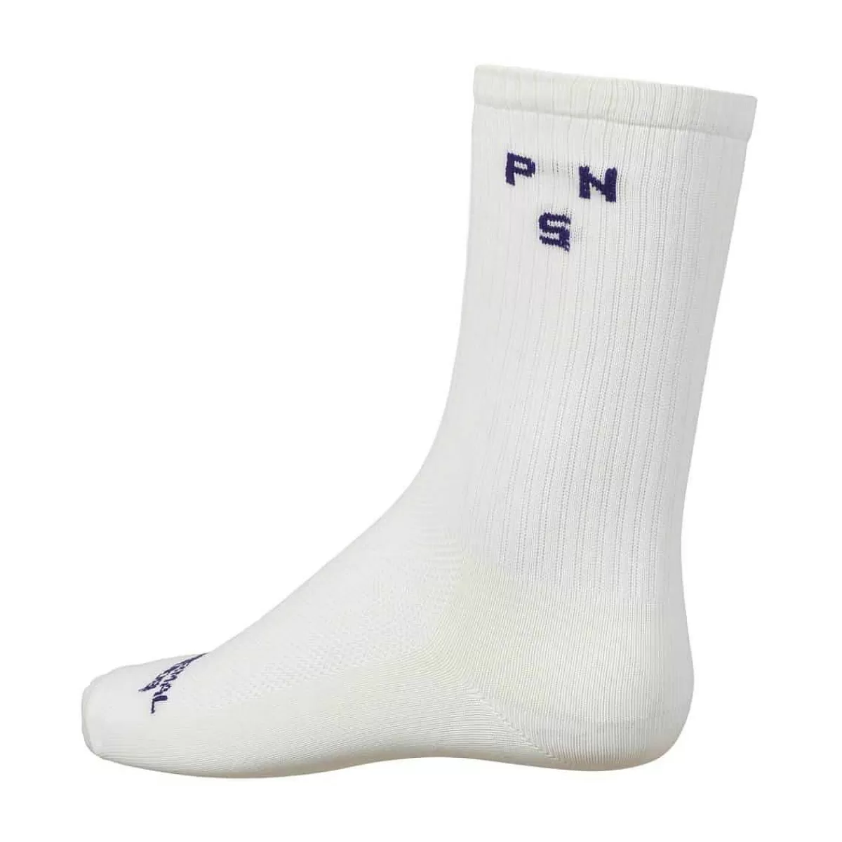 New Pas Normal Studios Off-Race Ribbed Sock Off White