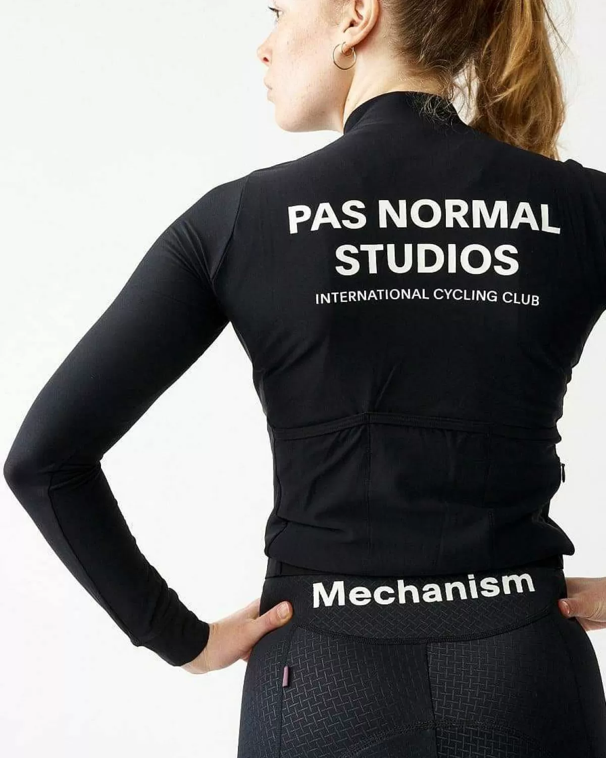 Best Sale Pas Normal Studios Womens Mechanism Long Sleeve Jersey Black