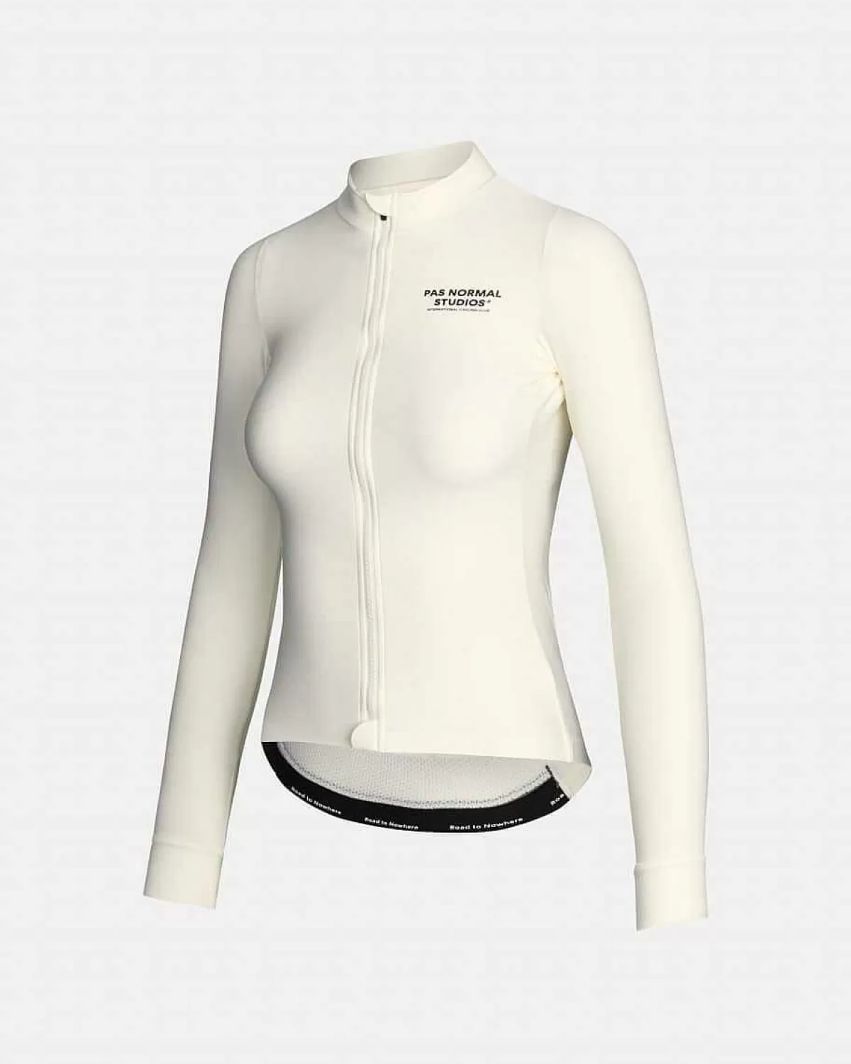 Outlet Pas Normal Studios Womens Mechanism Long Sleeve Jersey Off White
