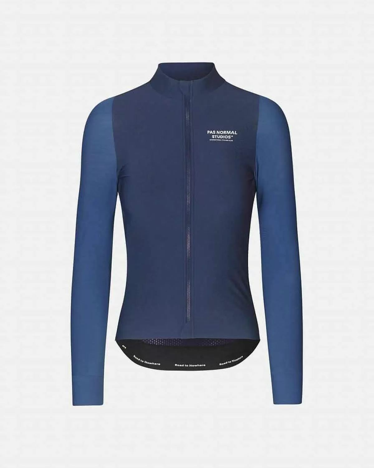 New Pas Normal Studios Womens Mechanism Thermal Long Sleeve Jersey Dark Blue
