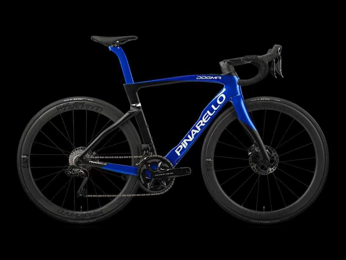 Clearance Pinarello Dogma F Disc Frameset Electro Blue Heren