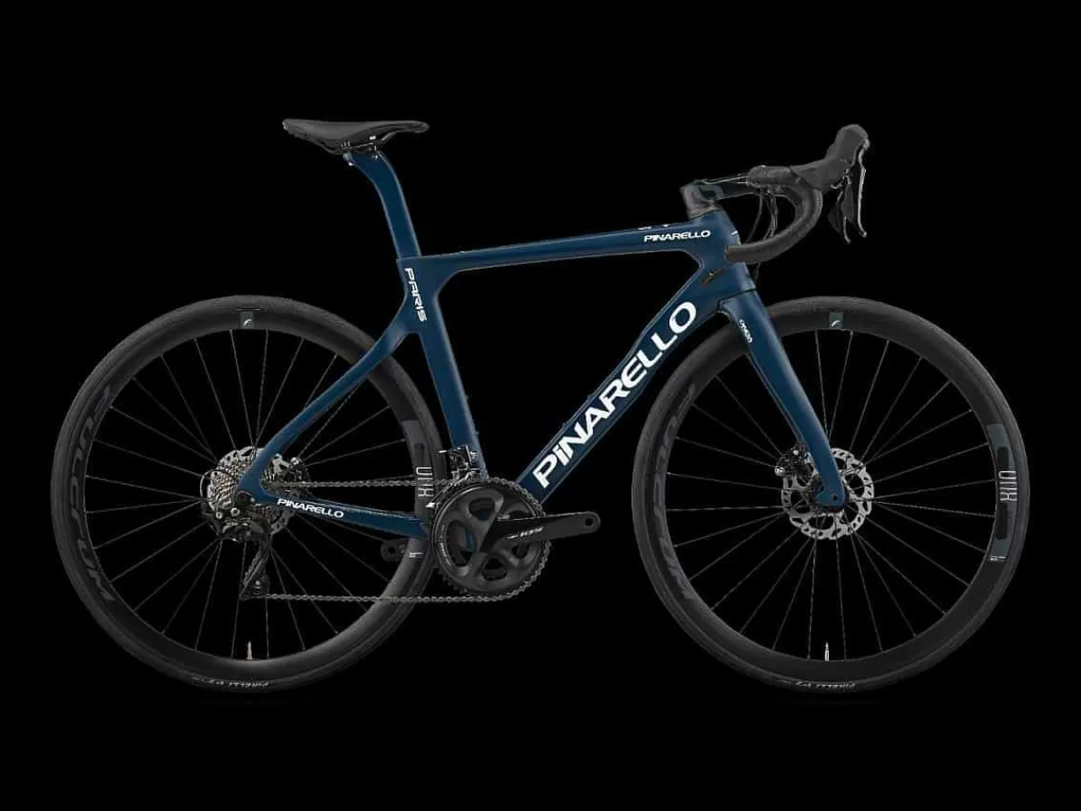 Fashion Pinarello Paris Disc Frameset Blue Steel Heren