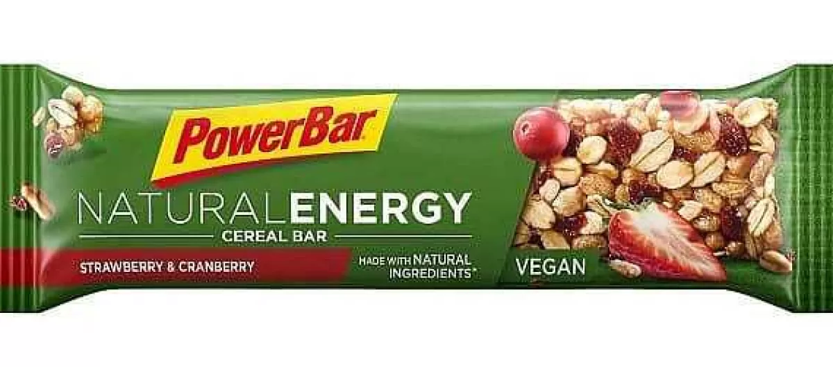 Sale Powerbar Energy Natural Energy Cereal Bar Strawberry & Cranberry