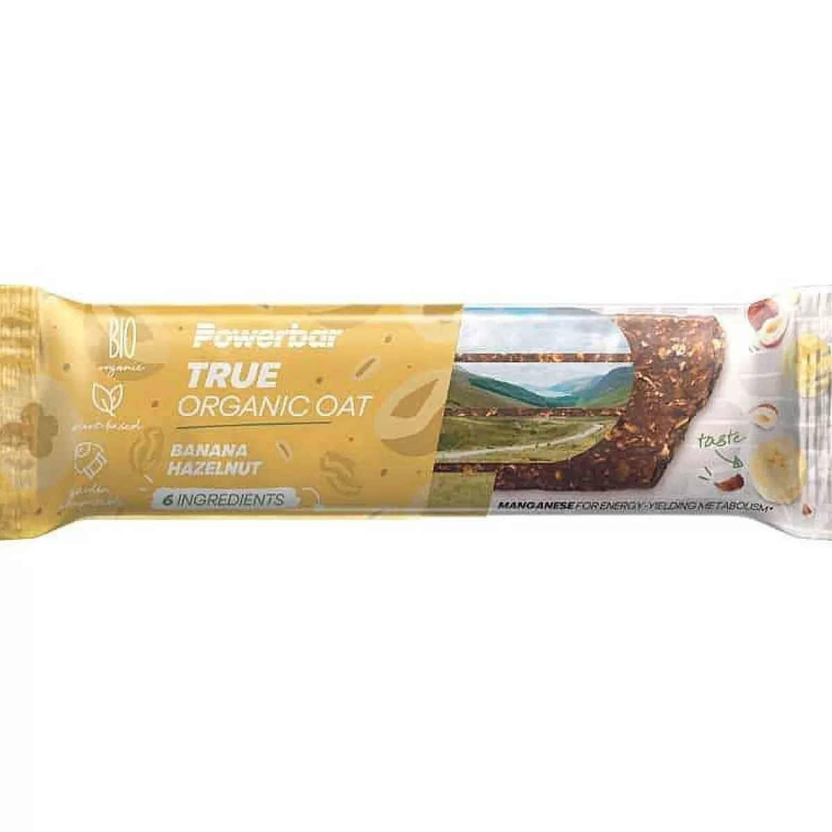 Shop Powerbar True Organic Oat Bar Banana Hazelnut