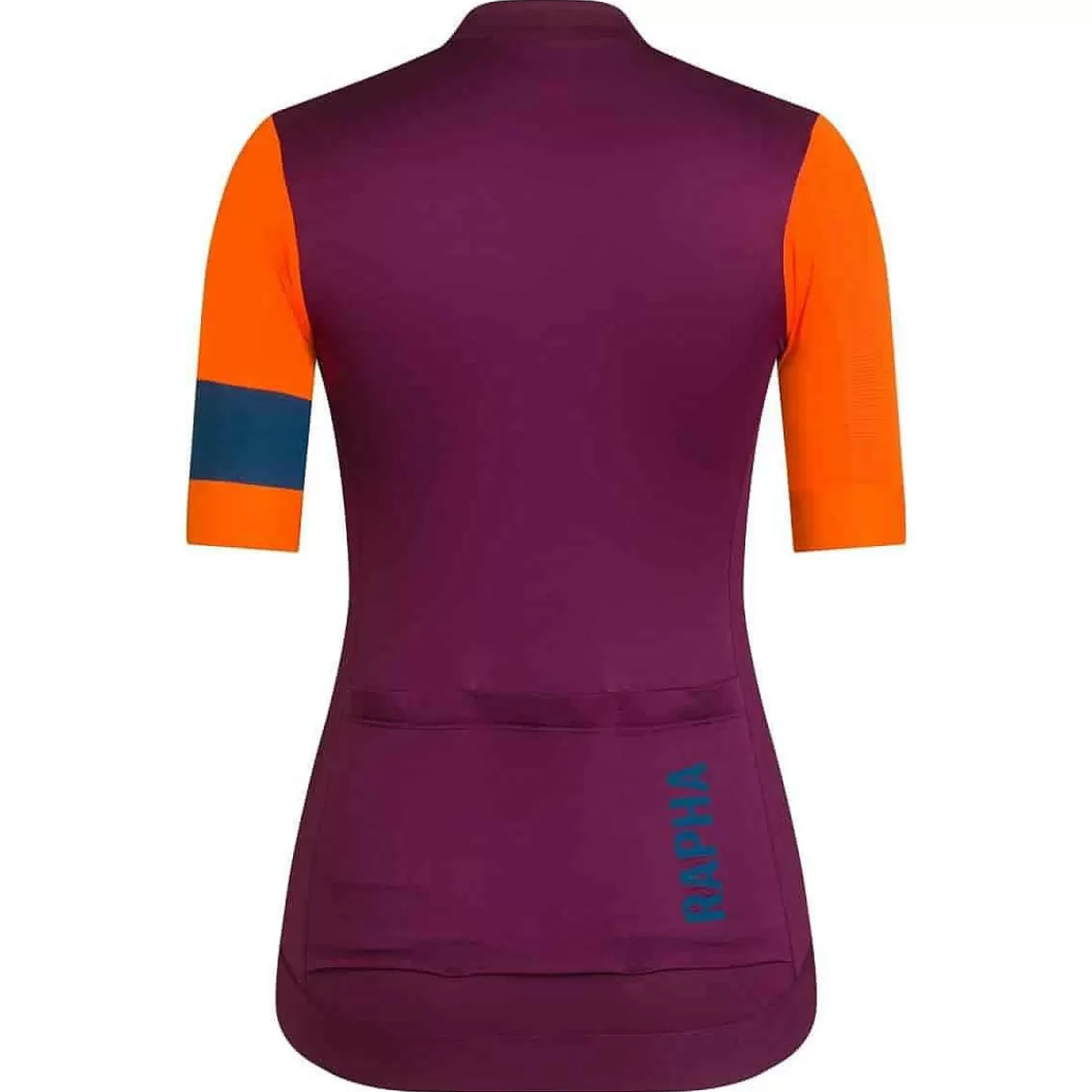 Best Sale Rapha Womens Pro Team Training Jersey Dark Purple Teal