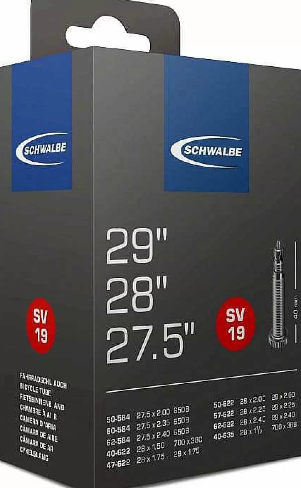 Flash Sale Schwalbe Binnenband Sv19 Tour 40Mm Zwart