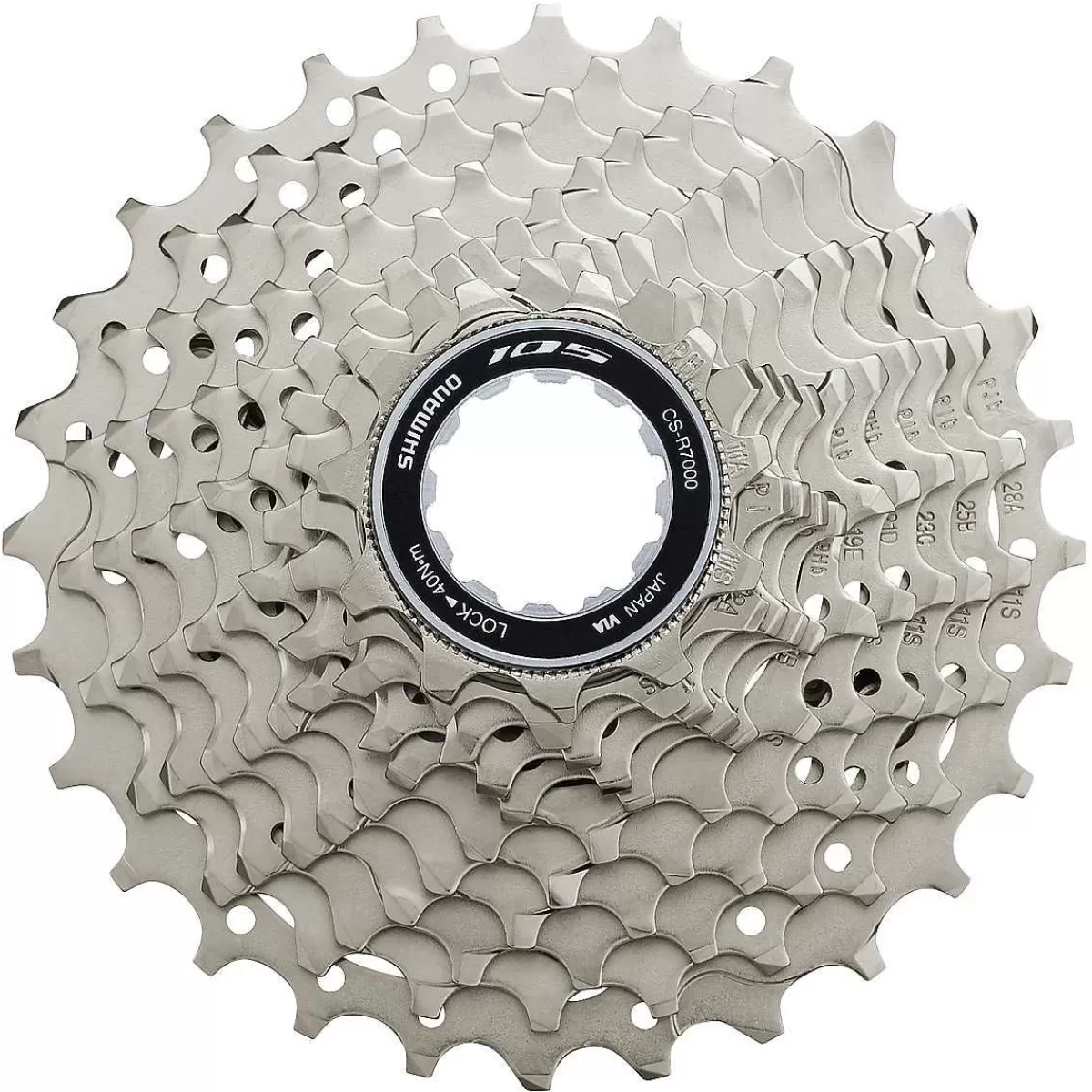 Store Shimano Cassette 105 R7000 11 Speed 11-28T Grijs